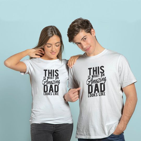 Discover Men's T-Shirt This is What an Amazing Dad Looks Like