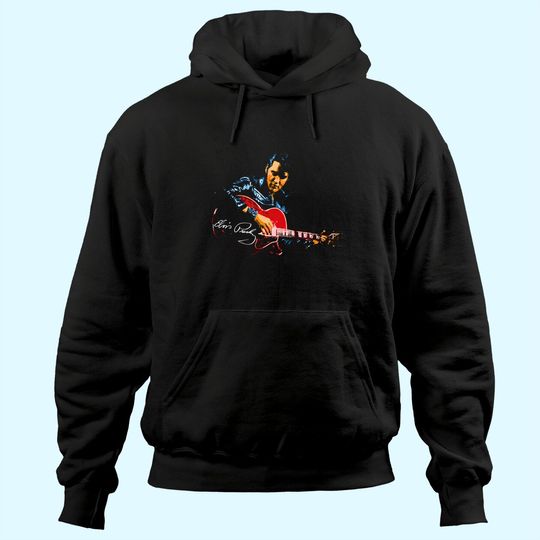 Elvis Presley Guitar Pullover Hoodie