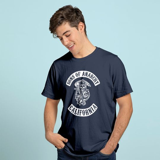 Mens Sons of Anarchy T Shirt (on back)
