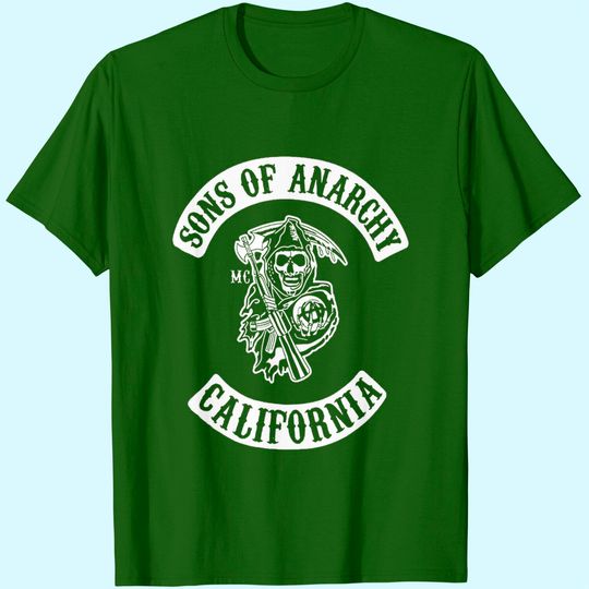 Mens Sons of Anarchy T Shirt (on back)