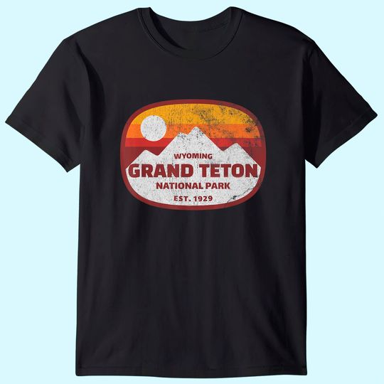 Vintage Grand Teton National Park T-Shirt -- Distressed