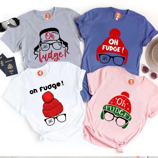 Oh Fudge Christmas Family Matching T-Shirt