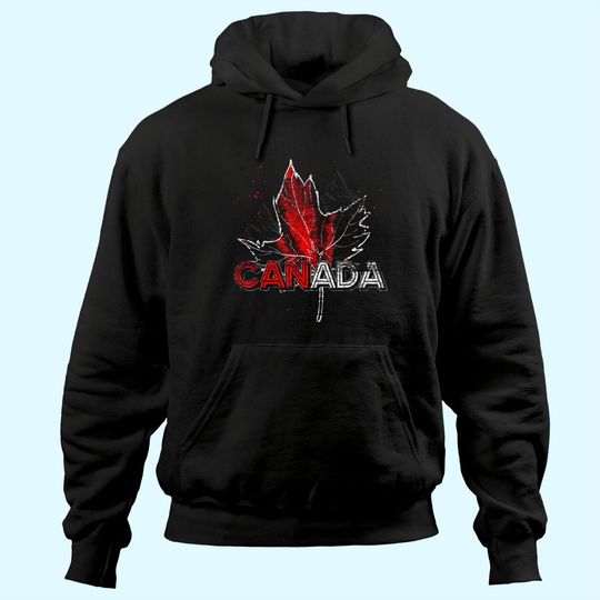 Discover Canada Flag Maple Leaf Canadian Symbol Country Canada Hoodie