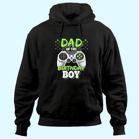 Discover Dad of the Birthday Boy Matching Video Gamer Hoodie