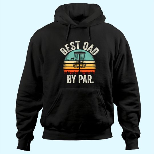Discover Mens Vintage Disc Golf Dad Gift - Best Dad By Par Disk Golf Hoodie