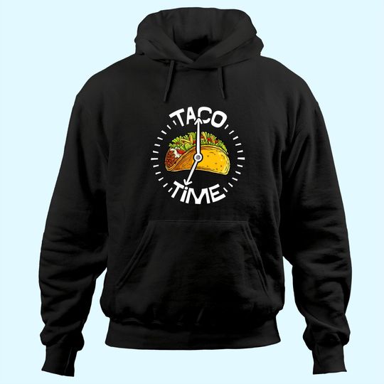 Taco Time Hoodie Cinco De Mayo Men Women Kids Boys Tacos Hoodie