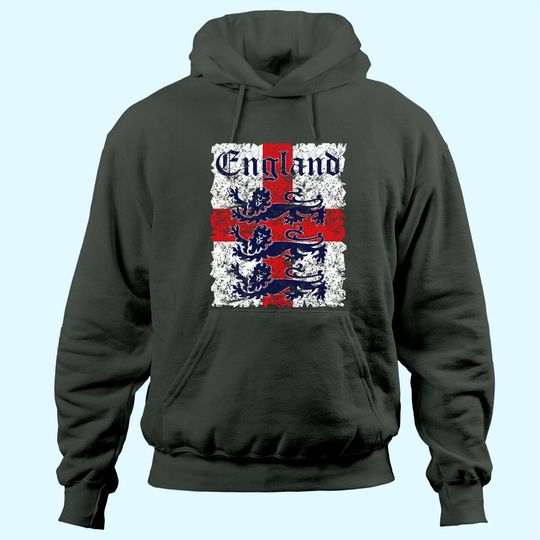 Discover England Soccer Jersey Style Team National Flag Hoodie