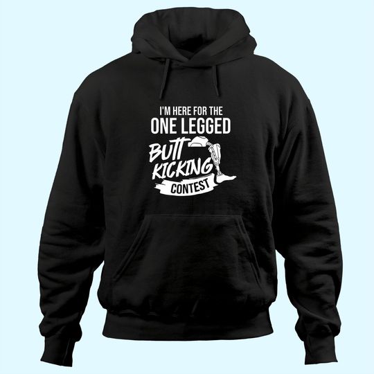 Discover Leg Prosthetic Gift Leg Amputation Amputee Hoodie