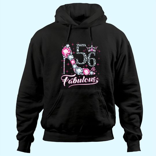 Discover 56 And & Fabulous 1965 56Th Birthday Gift Tee For Womens Hoodie