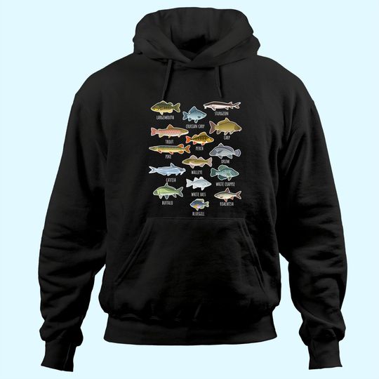 Discover Types Of Freshwater Fish Species Fishing Hoodie