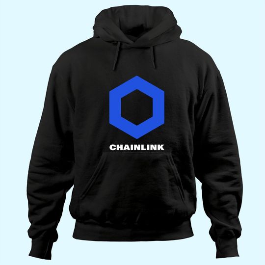 Discover Chainlink Logo Minimalistic Crypto Cryptocurrency Premium Hoodie