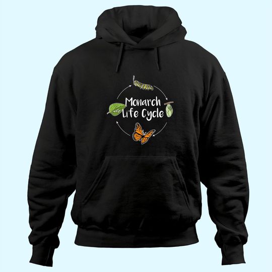Discover Monarch Life Cycle - Butterfly Caterpillar Gift Hoodie