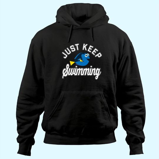 Discover Finding Dory Keep Swimming Quote Hoodie