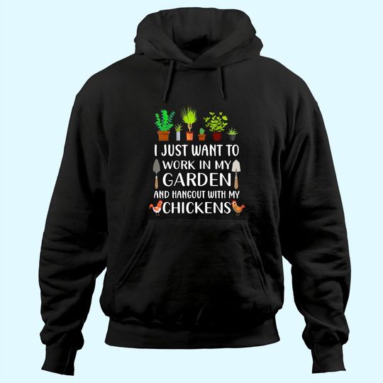 Discover Chicken lover gardening Gardener Hoodie