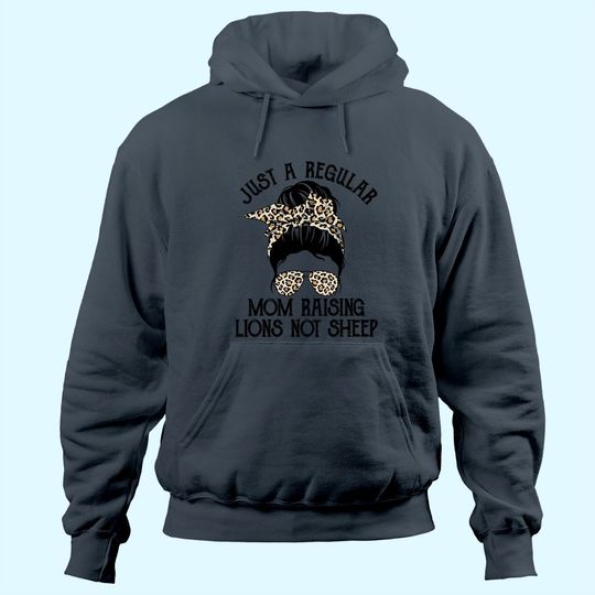 Discover Just A Regular Mom Not Sheep Patriot Raising Lions For Women Hoodie