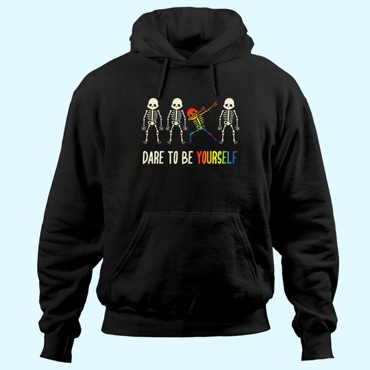Discover Dare To Be Yourself Hoodie | Cute LGBT Pride Hoodie Gift