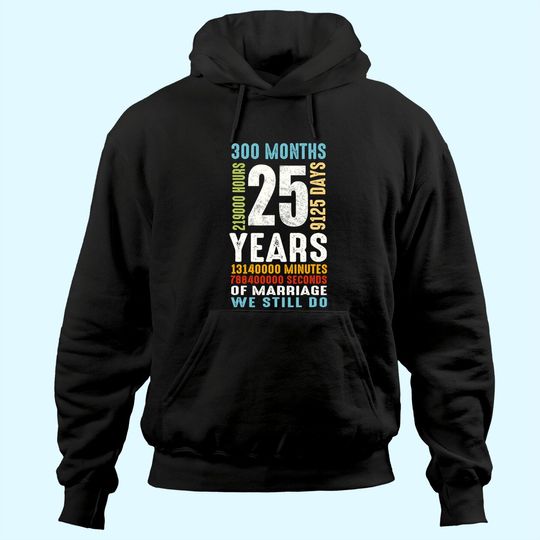 Discover 25 Years Wedding Anniversary Costume Couple Matching Hoodie