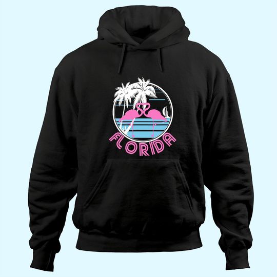 Discover Florida Strong Men's Hoodie Pink Flamingo Heart
