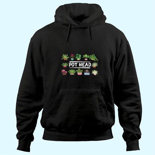 Discover Gardening Potted Plant Pot Head Hoodie