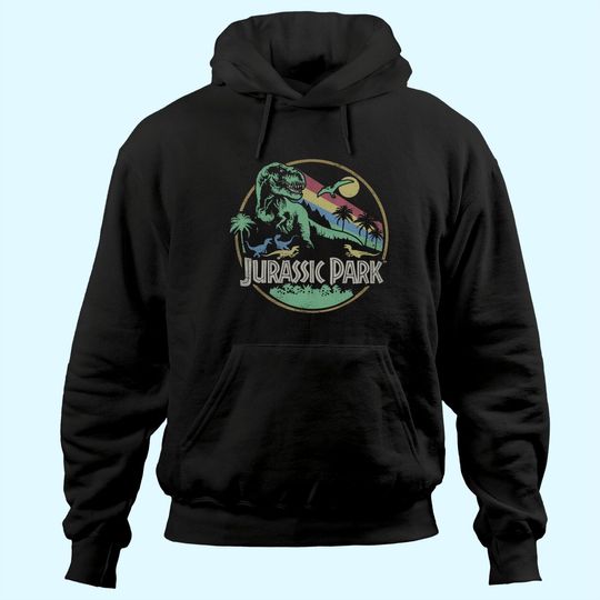 Retro Jurassic Park Darken  Hoodie