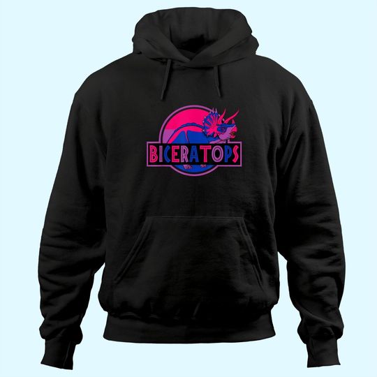 Discover Biceratops Bisexual Ceratops Dinosaur LGBT Hoodie