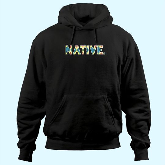 Native America Native American Indigenous Distressed Hoodie