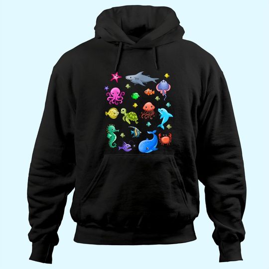 Discover Animals Ocean Creatures Clownfish Hoodie