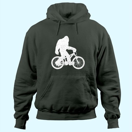 Mountain Bike Bigfoot MTB Biking Cycling Biker Gift Hoodie