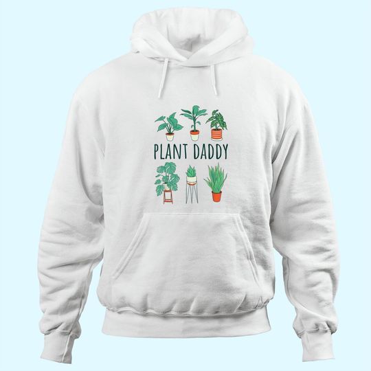 Discover Plant Daddy Nature Botanical Gardener Plant Dad Gardening Hoodie
