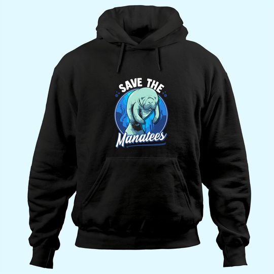 Discover Save The Manatees Cute Sea Cow Dugong Hoodie