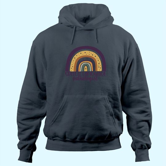 Speech Language Pathologist Rainbow Speech Therapy Hoodie