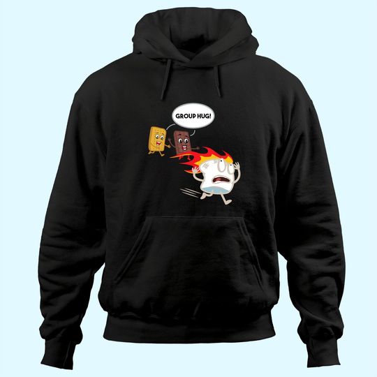 Discover Smores S'mores Marshmallow Camping Roasting Bonfire Hoodie