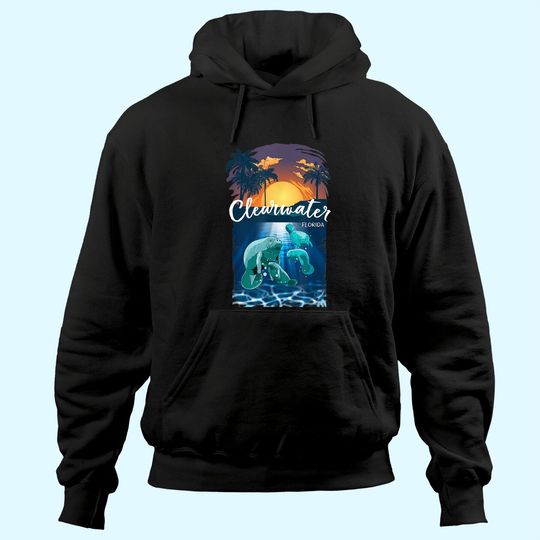 Discover Clearwater Florida Hoodie Manatee Hoodie