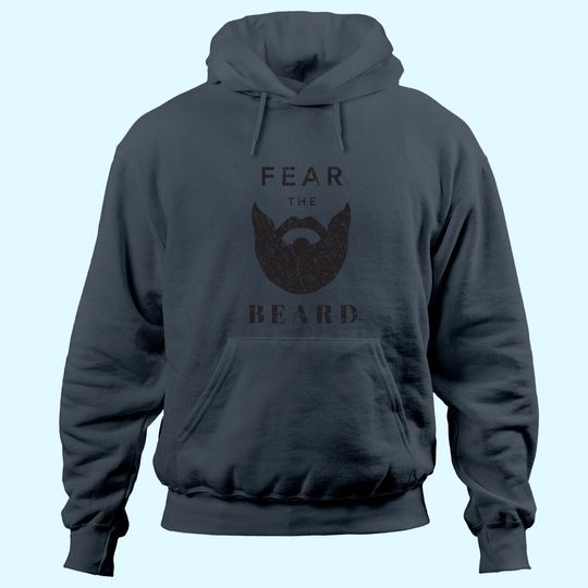 Men's Fear the Beard Vintage Design Hoodie