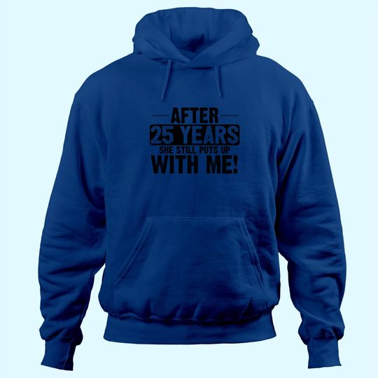 Discover 25th Anniversary 25 Years Marriage Husband Hoodie
