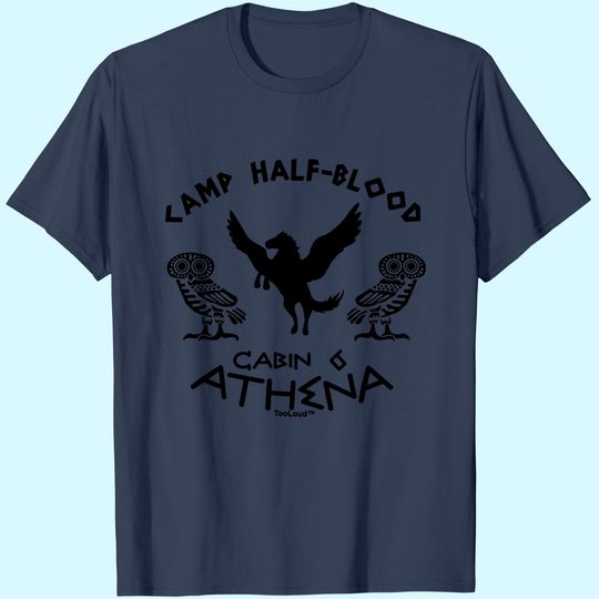 Camp Half Blood Cabin 6 Athena Adult T Shirt