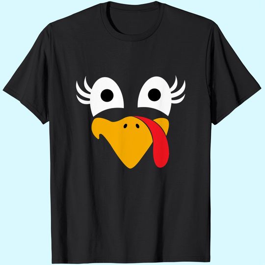 Cute Turkey Fall Thanksgiving T-Shirt