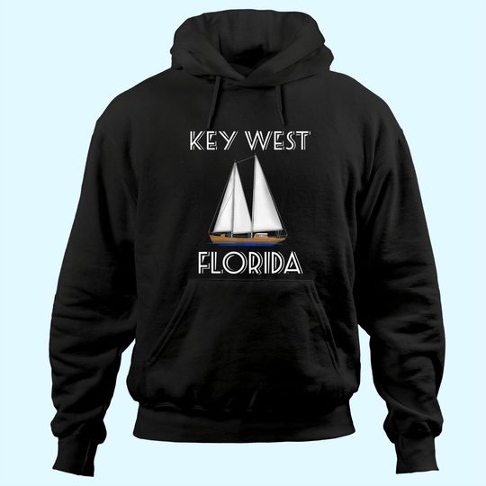 Key West Florida FL Nautical Sailboat Sailing Hoodie