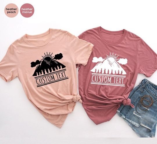 Camp Weekend Customized Trip Family Vacation Matching T-Shirt