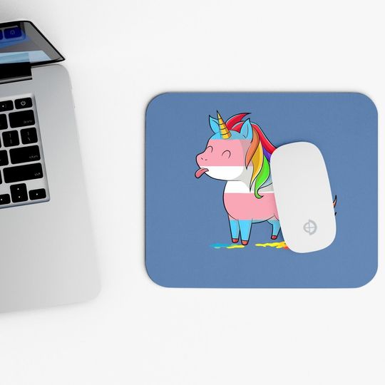 Transgender Unicorn-lgbtq Trans Pride Mouse Pad Mouse Pad