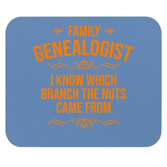 Funny Genealogy Gift | Cute History Genealogist Mouse Pad