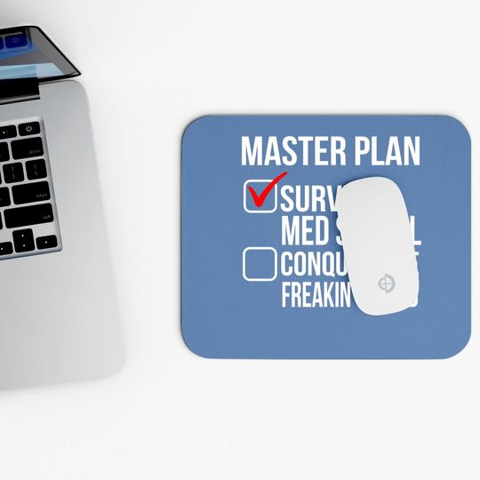 Funny Medical Med School Student Graduation Future Doctor Mouse Pad