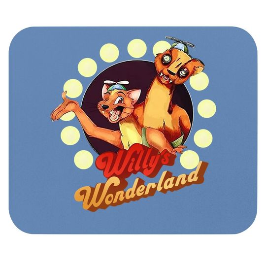 Rsvphandcrafted Willys Wonderland Short Sleeved Mouse Pad Black