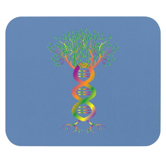 Genetics Tree Of Life Mouse Pad Science Dna Biology Colors Mouse Pad