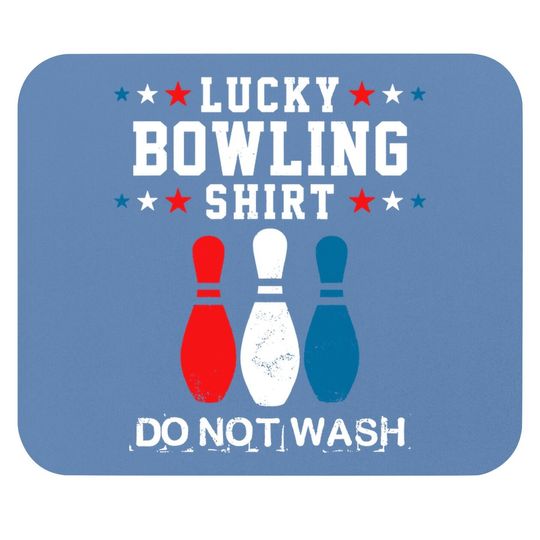 Lucky Bowling Gift Mouse Pad For Husband Dad Or Boys