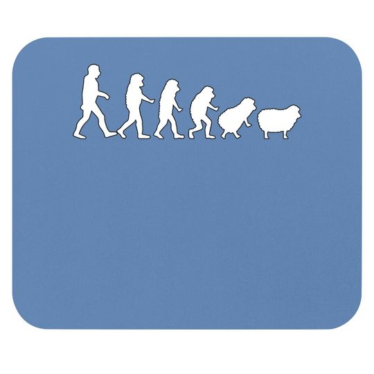 Conspiracy Theorist Human Evolution Wake Up Sheeple Sheep Mouse Pad
