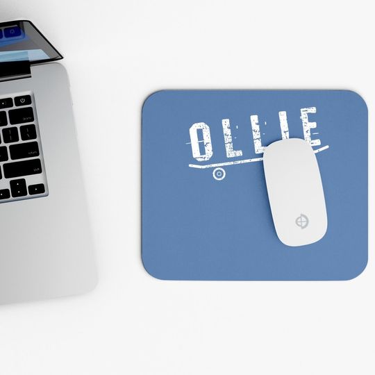 Skateboarder Ollie Skateboard Mouse Pad