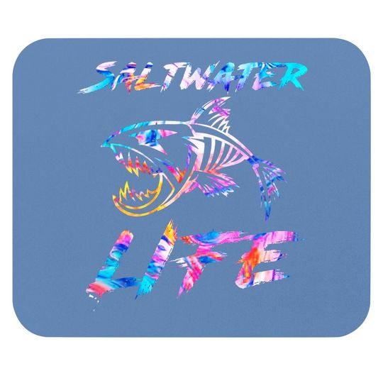 Saltwater Life Fishing Mouse Pad