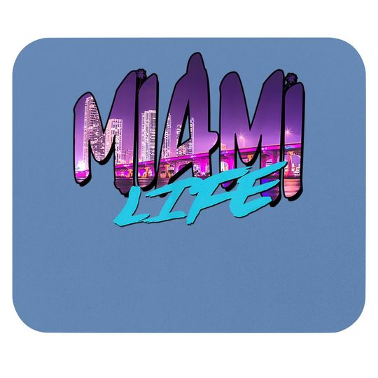 Mouse Pad Miami Life Beach View