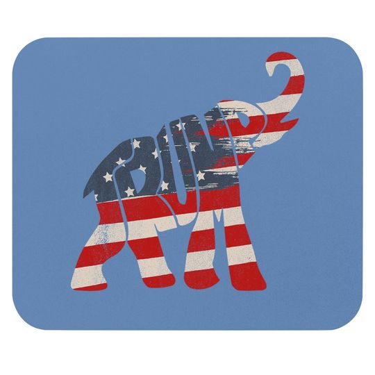 President Trump 2020 Republican Elephant Trump Supporter Mouse Pad